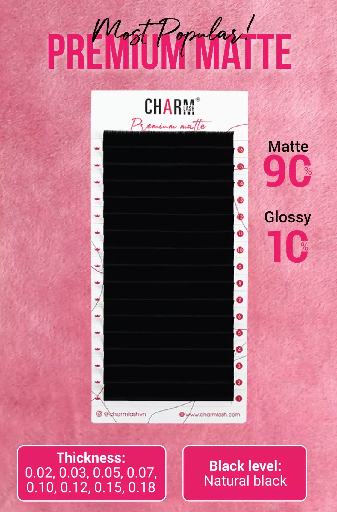 charmlash premium matte