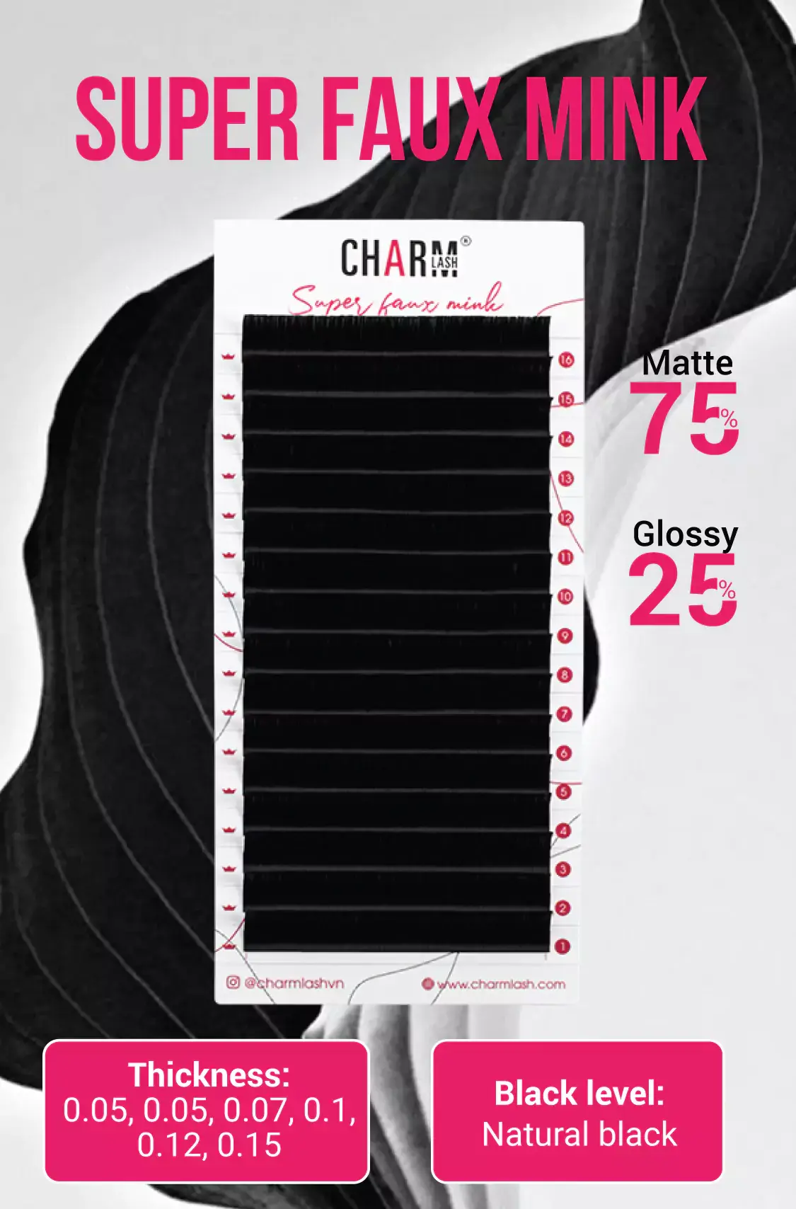 charmlash super faux mink